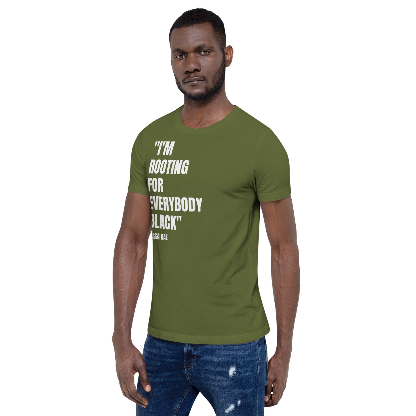 I'm Rooting for Everybody BLACK Unisex T-shirt