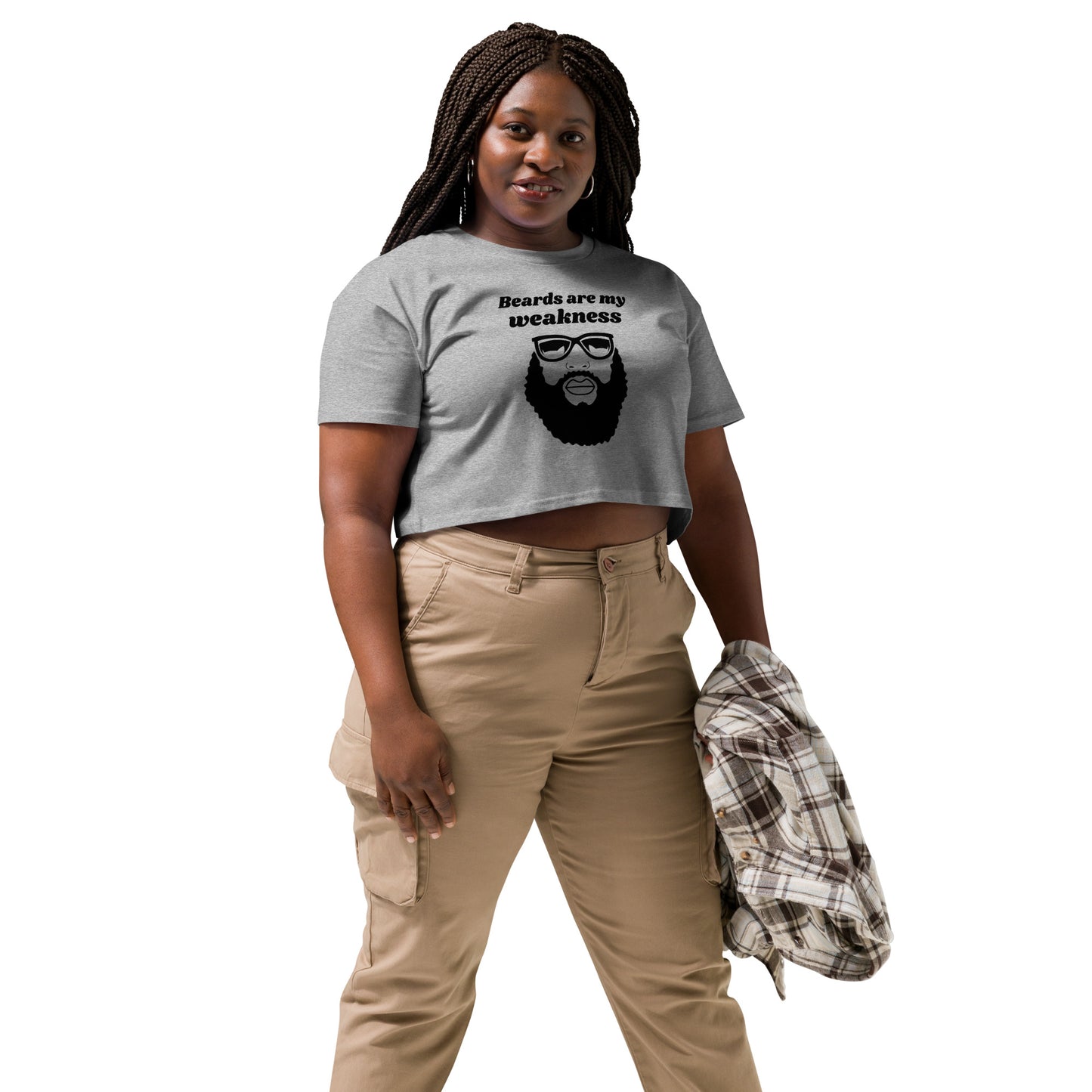 Beard's Are My Weakness Crop Top (NEW)