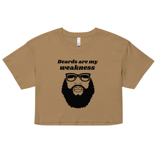 Beard's Are My Weakness Crop Top (NEW)