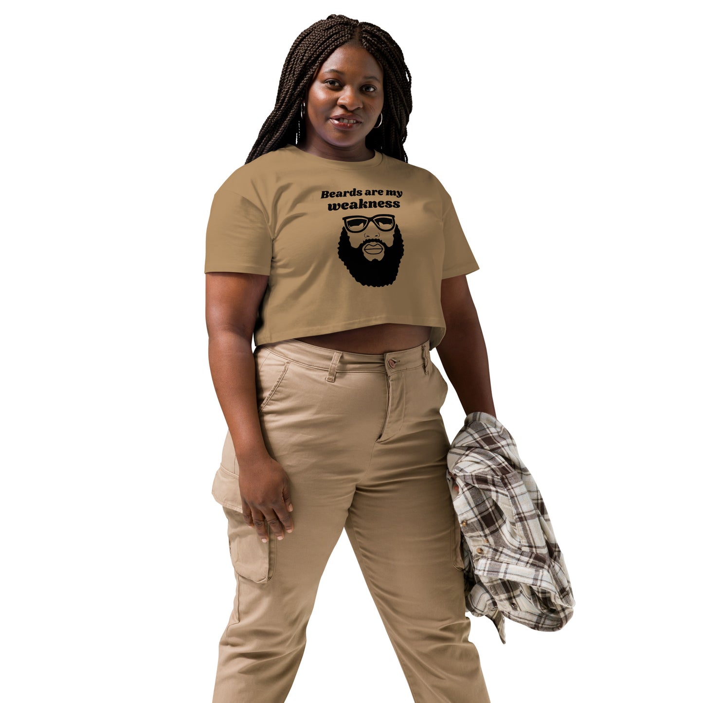 Beard's Are My Weakness Crop Top (NEW)