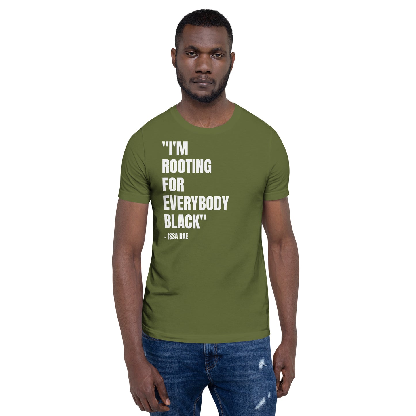 I'm Rooting for Everybody BLACK Unisex T-shirt